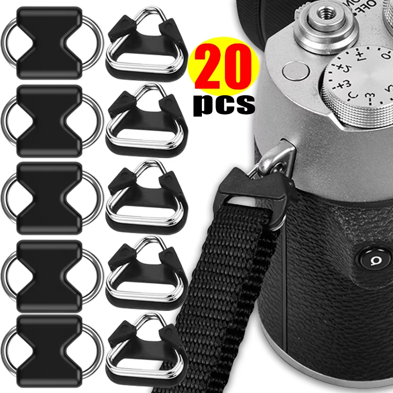 D Ring Strap - 20/2 ชิ้น ห่วงคล้องสายคล้องกล้อง ห่วงสามเหลี่ยม ห่วงเกี่ยวสายคล้อง สายคล้องคอ