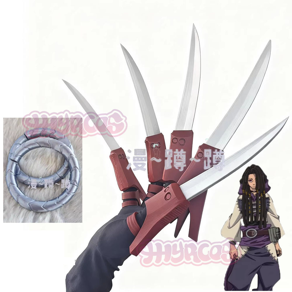Cosplay Prop 3D Print - Gachiakuta Jabber Wonger อุปกรณ์คอสเพลย์ 3D พิมพ์ลายเงิน