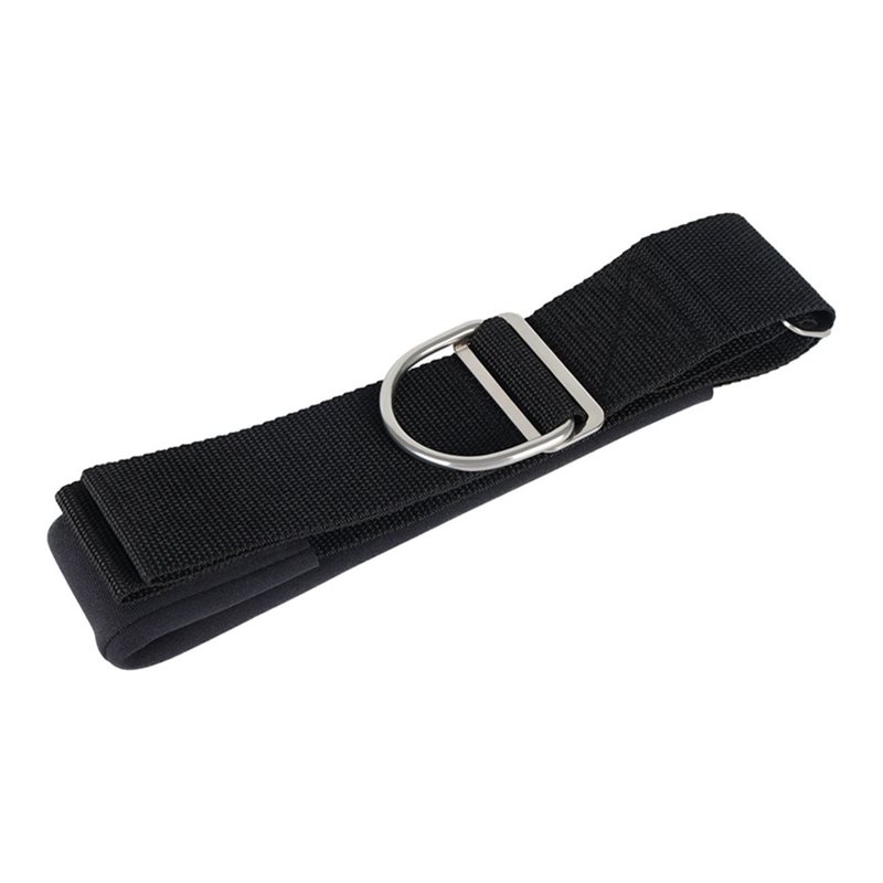 D Ring Strap - แผ่นรองหลังสำหรับดำน้ำสำหรับสายรัดเป้าพร้อมสายรัด, หัวเข็มขัดแบบเลื่อน, ห่วง D-Ring และปลอกป้องกันสำหรับสายรัดเป้า