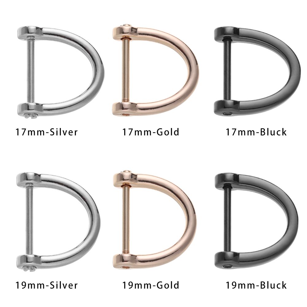 D Ring Strap - อุปกรณ์สายสะพายกระเป๋าแบบ DIY หัวเข็มขัดหนัง ห่วงรูปตัว D แบบเปิดได้