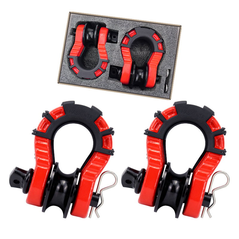 D Ring Strap - 2PCS Shackles Pulley อัพเกรด 3/4 