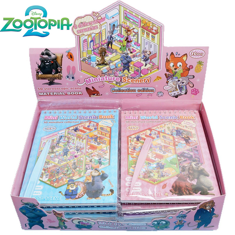 Cosplay Prop Book - ﻿ HOT Zootopia2 มินิเวิลด์ สมุดภาพประกอบฉาก 8