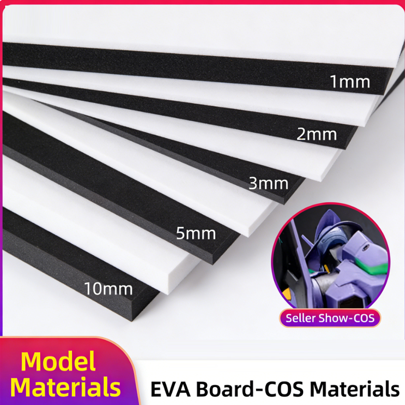 Cosplay Prop Foam Board - แผ่นโฟม EVA สีดำ 38 องศา สำหรับทำอุปกรณ์คอสเพลย์,