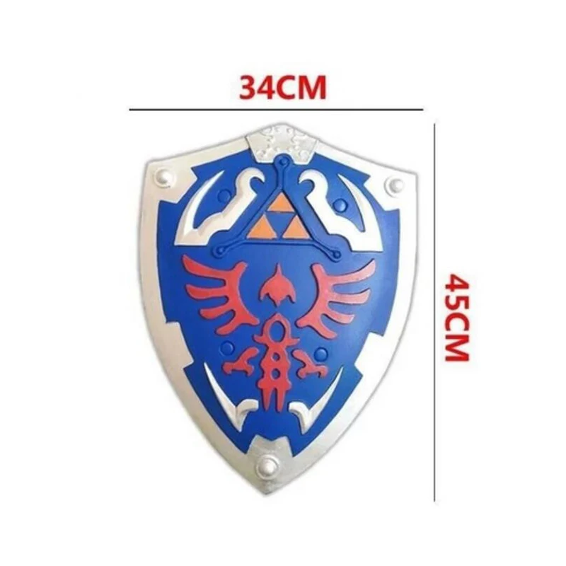 Cosplay Material For Prop - อุปกรณ์คอสเพลย์ Hylian Escudo ดาบและโล่สีน้ำเงิน วัสดุ PVC