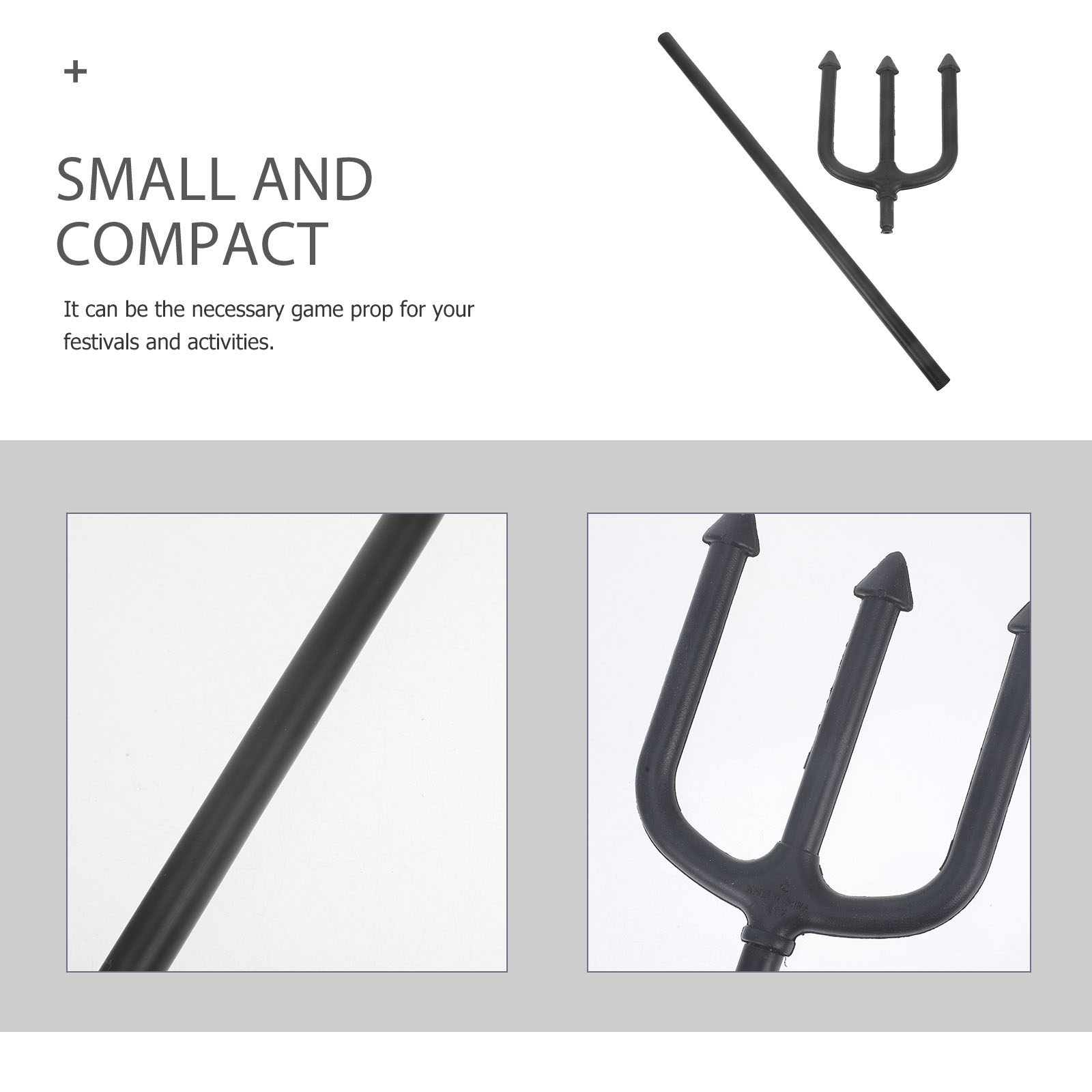 อุปกรณ์ตกแต่งฮาโลวีนรูปส้อมปีศ - Cosplay Material For Prop บทวิจารณ์และราคา