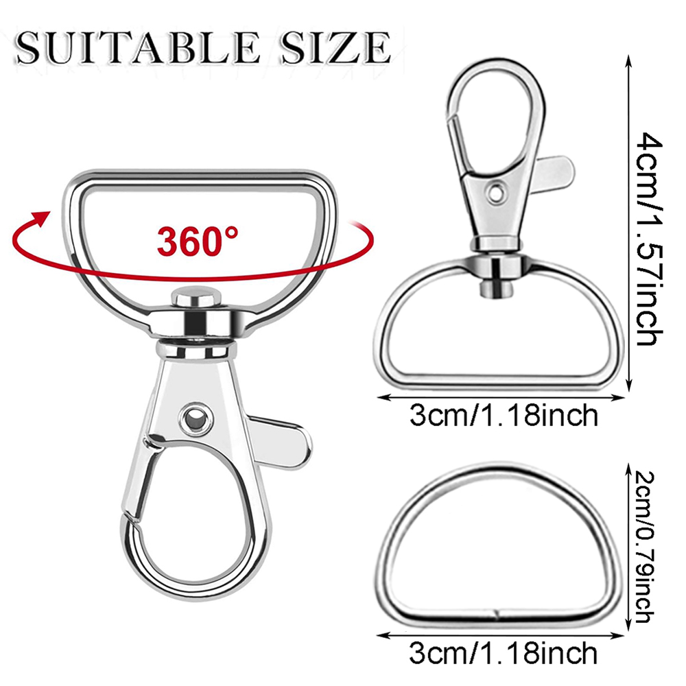 ชุดตะขอเกี่ยวแบบสปริง 8/15/30  - D Ring Strap บทวิจารณ์และราคา