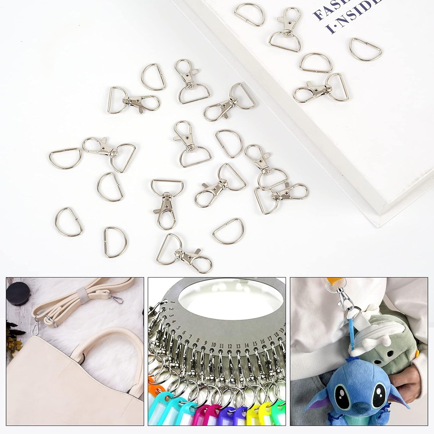 ชุดตะขอเกี่ยวแบบสปริง 8/15/30  - D Ring Strap บทวิจารณ์และราคา