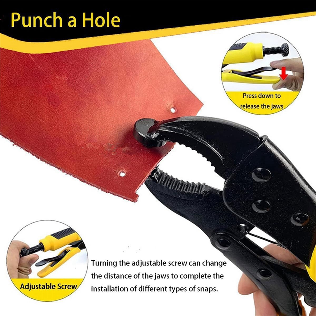ชุดเครื่องมือติดกระดุมแบบหนีบส - Snap Plier Setter บทวิจารณ์และราคา