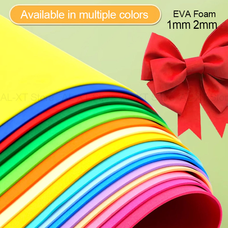 แผ่นโฟม EVA สี หนา 1 มม. 2 มม. - Cosplay Prop Foam Board บทวิจารณ์และราคา
