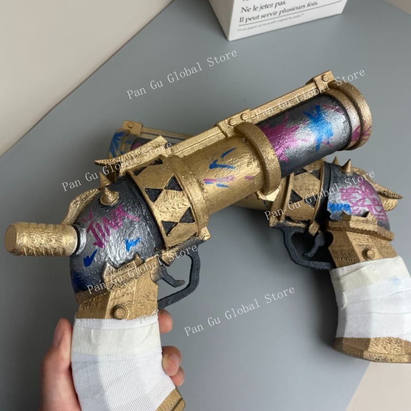 28 ซม./11.02in Jinx ปืนพกที่กํ - Cosplay Prop Katana บทวิจารณ์และราคา