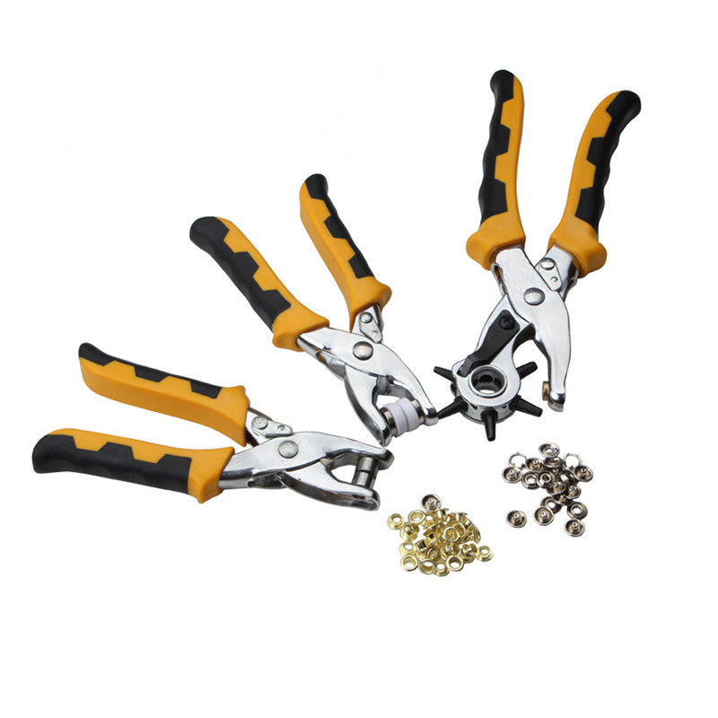 ชุดเครื่องมือทำหนัง 3-in-1 คีม - Snap Plier Setter บทวิจารณ์และราคา